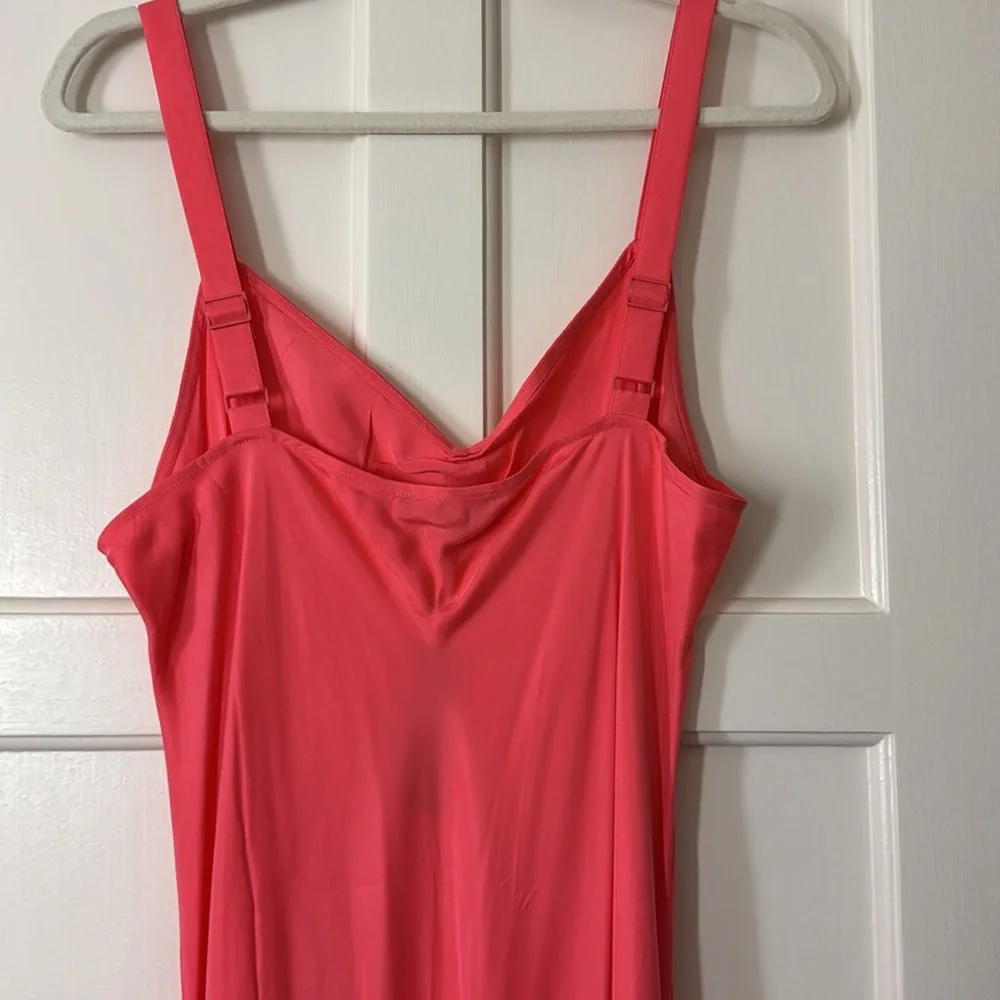 J.Crew Tall Gwyneth V-neck slip dress in cupro blend BR392